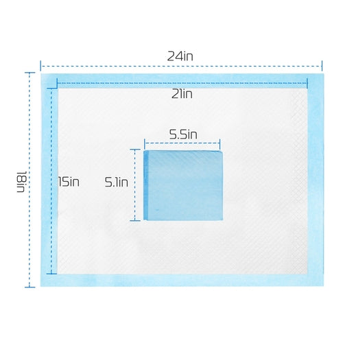 50Pcs Per Set Dog Training Pads Puppy Pee Pads Cat Wee Mats